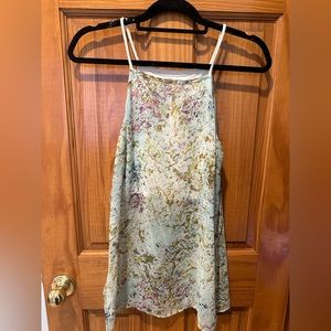 BCBGeneration multi-color lace blouse